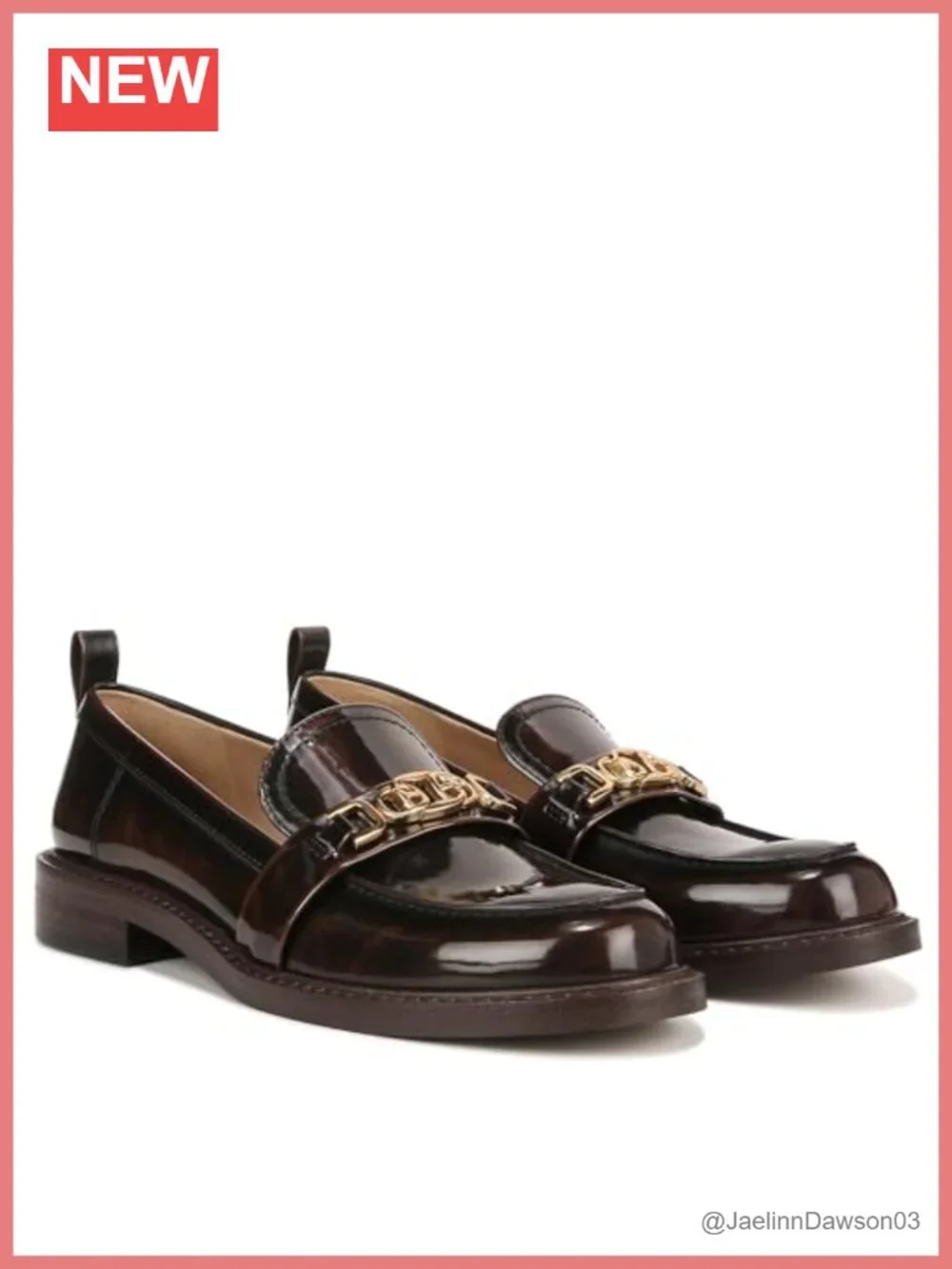 Sam Edelman Christy Almond Toe Loafers with Buckle - Leather & Synthetic